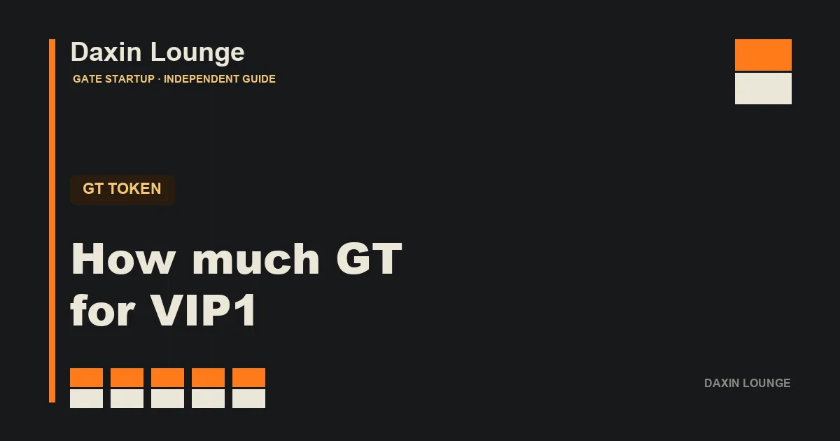 The two routes to Gate VIP1: holding GT and 30-day trading volume